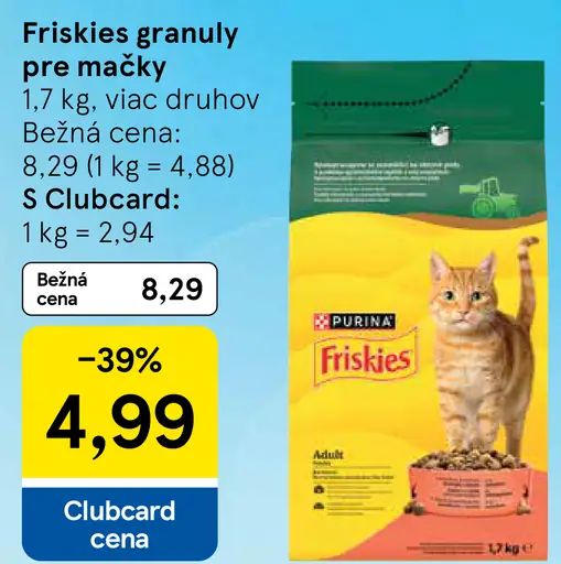 Friskies granuly pre mačky