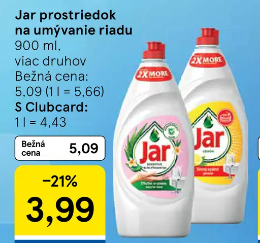 Jar prostriedok na umývanie riadu