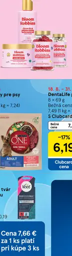 Purina One granuly pre psy, rôzne druhy