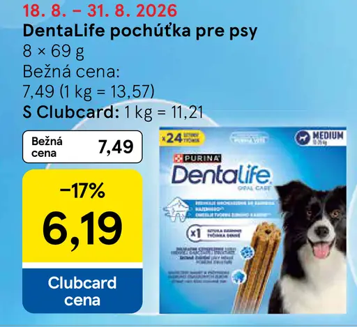 DentaLife pochúťka pre psy