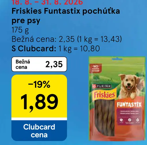 Friskies Funtastix krmivo pre psov