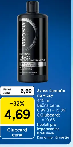 Syoss Intensive Glaze šampón na vlasy