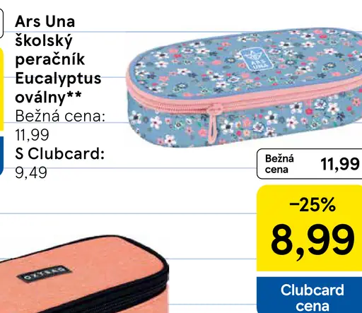 Ars Una školský peračník Eucalyptus oválny