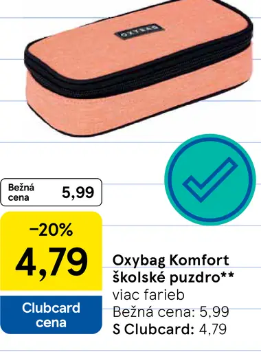 Oxybag Komfort školské puzdro