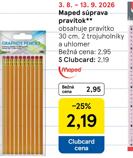 Grafitové ceruzky s gumou, HB