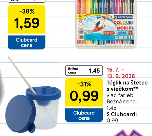 Téglik na štetce s viečkom