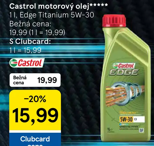 Castrol Edge Titanium 5W-30 motorový olej
