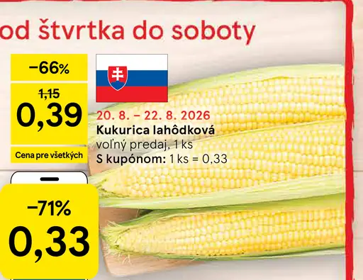 Kukurica lahôdková