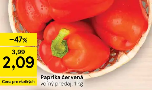 Paprika červená