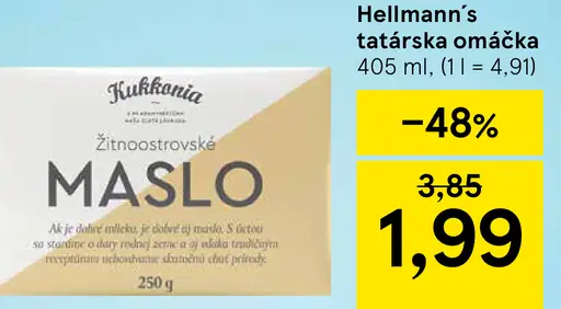 Kukkonia žitnoostrovské maslo