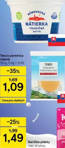 Tesco parenica údená