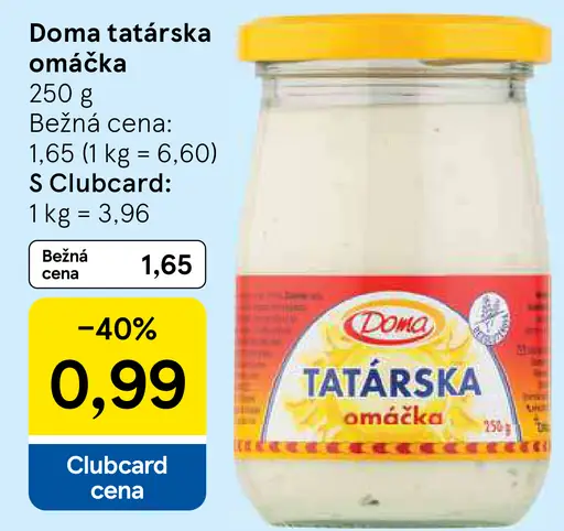 Doma Tatárska omáčka