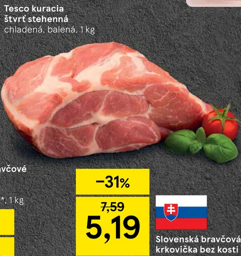 Tesco kuracia štvrť stehenná