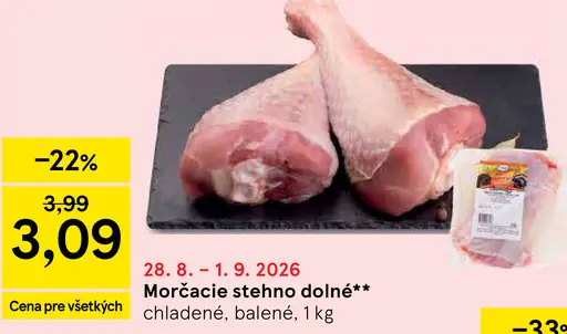 Morčacie dolné stehno