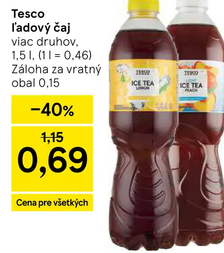 Tesco ľadový čaj