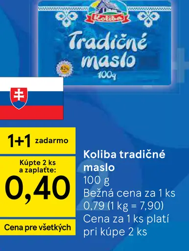 Koliba Tradičné maslo
