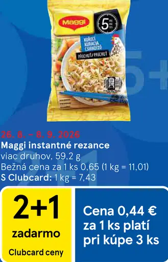 Maggi Instantné rezance