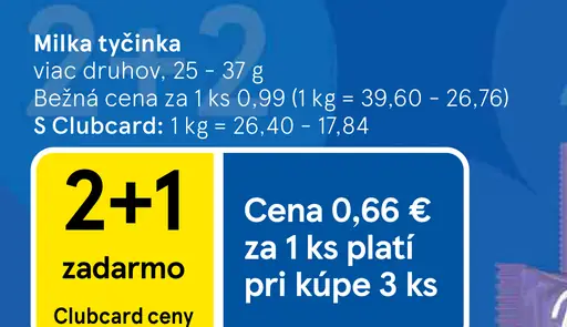 Milka tyčinka