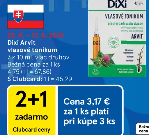 Dixi Arvit vlasové tonikum