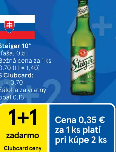 Steiger 10° fľaša