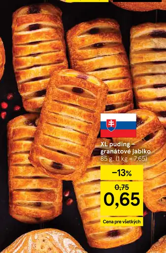 XL puding granátové jablko
