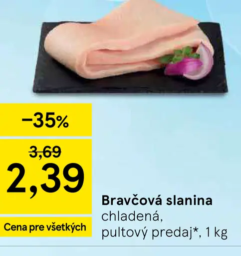Bravčová slanina na škvarenie