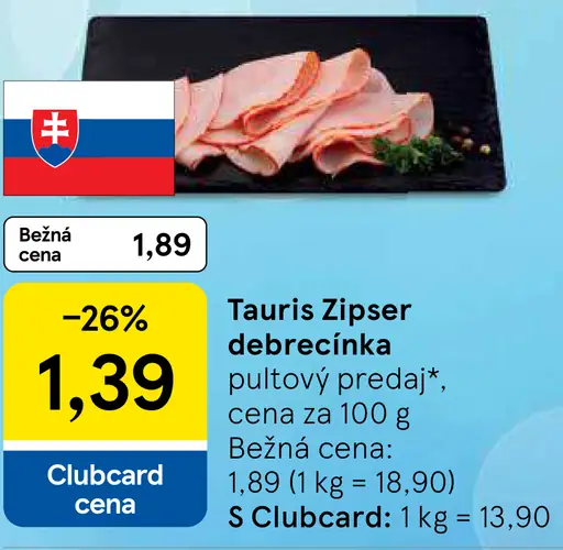 Tauris Zipser debrecínka
