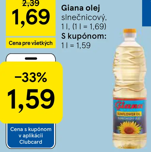 Giana olej slnečnicový