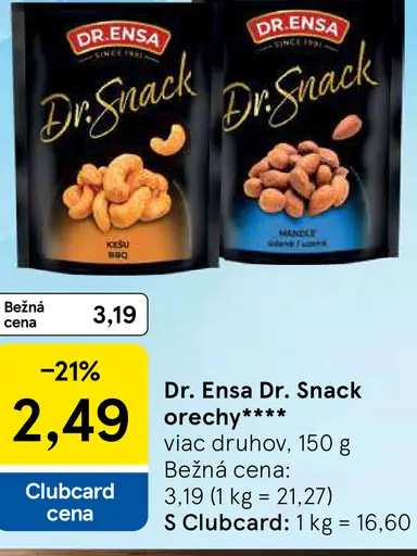 Dr. Ensa Dr. Snack orechy