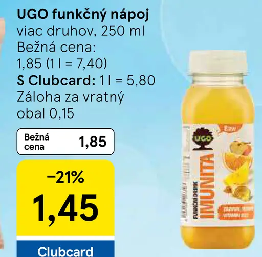 UGO funkčný nápoj