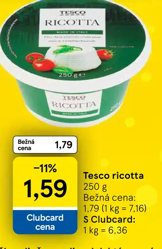 Tesco ricotta