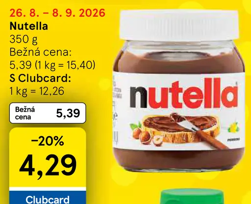 Nutella lieskovo-oriešková nátierka