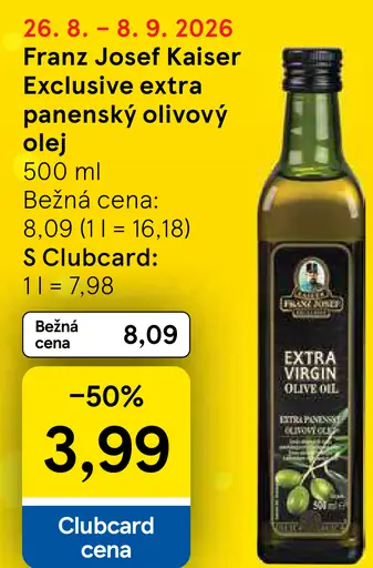 Franz Josef Kaiser Exclusive Extra panenský olivový olej