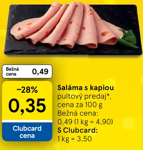 Saláma s kápiou