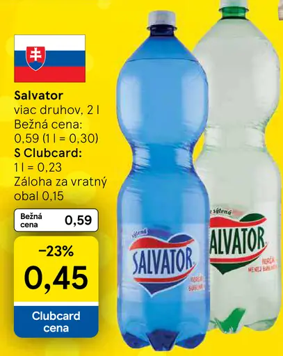 Salvator Minerálna voda