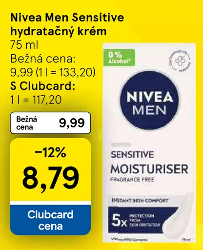 Nivea Men Sensitive hydratačný krém