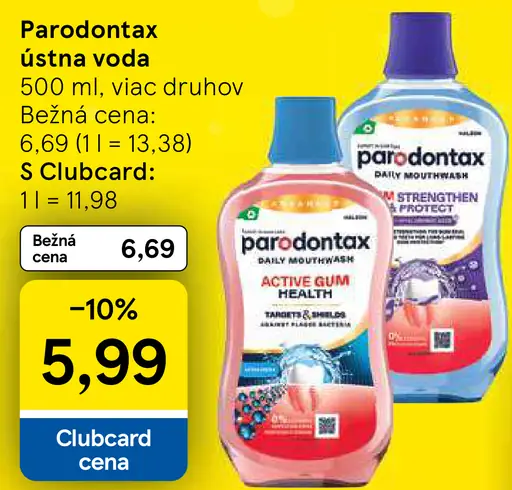 Parodontax ústna voda