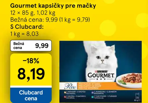 Purina Gourmet kapsičky pre mačky