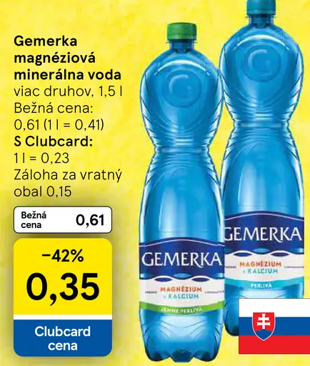 Gemerka magnéziová minerálna voda