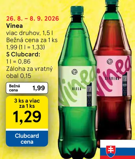 Vinea hroznový nápoj
