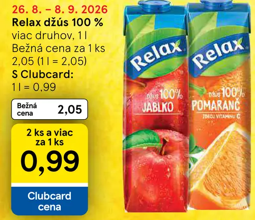 Relax Džús 100% jablko