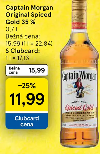 Captain Morgan Original Spiced Gold 35%