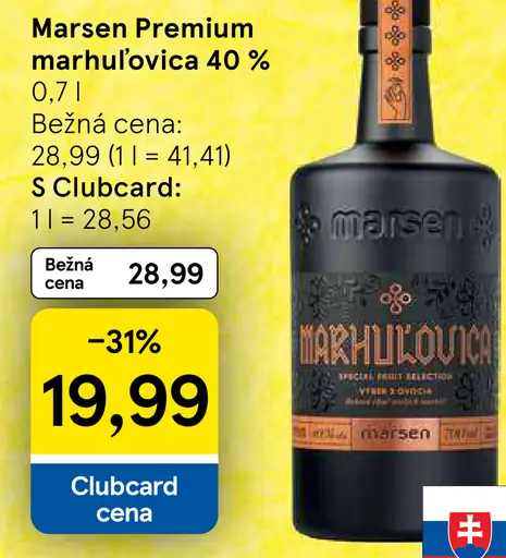 Marsen premium marhuľovica 40 %