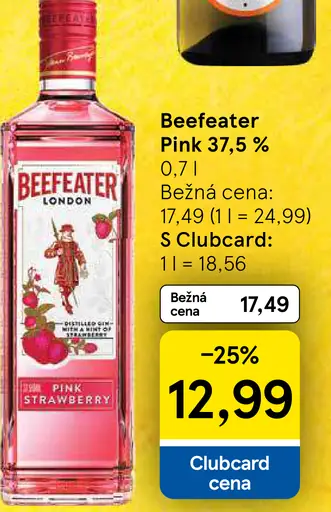 Beefeater Pink Strawberry 37,5 %