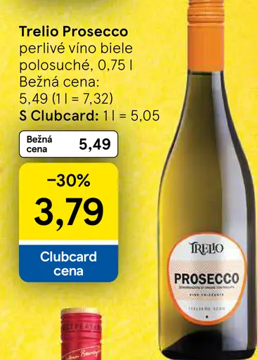 Trelio Prosecco perlivé víno biele polosuché