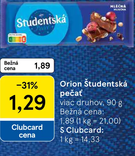 ORION ŠTUDENTSKÁ PEČAŤ