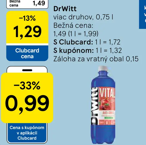 DrWitt vitamínový nápoj