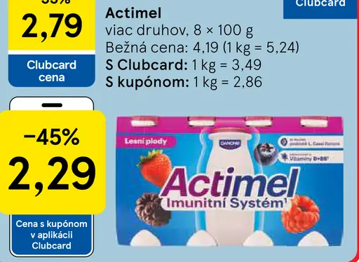 Actimel Jogurtový nápoj