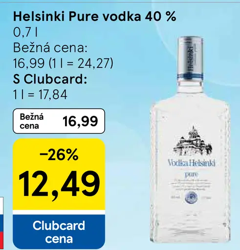 Helsinki Pure vodka 40%