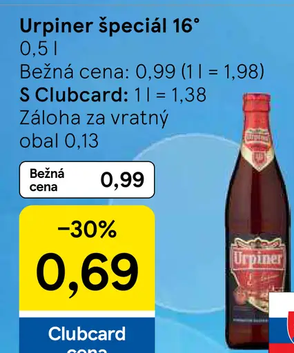 Urpiner špeciál 16°